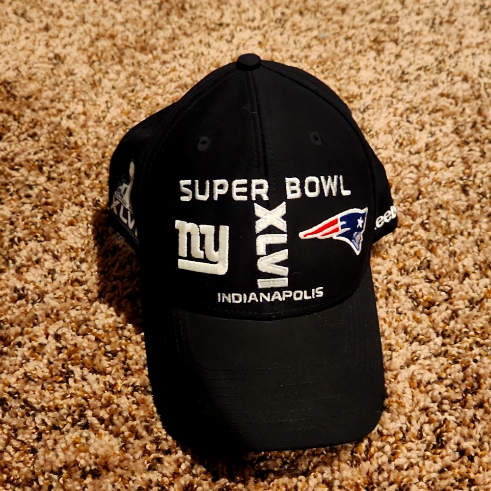 2012 NFL Superbowl XLVI Hat Patriots vs. Giants